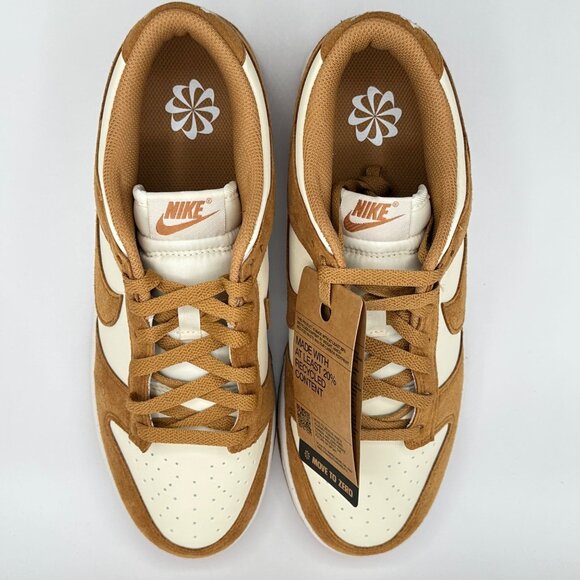 Nike Dunk Low Coconut Milk Flax Tan Shoes HJ7673-100 Women's Sz 11 / Mens 9.5 - Picture 6 of 12
